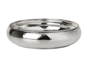 Ciotola silver plated tonda in stile San Marco Selezione Zanolli