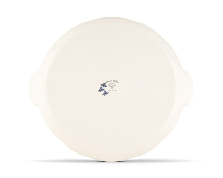 Cake plate Oriente Italiano Malachi porcelain Richard Ginori