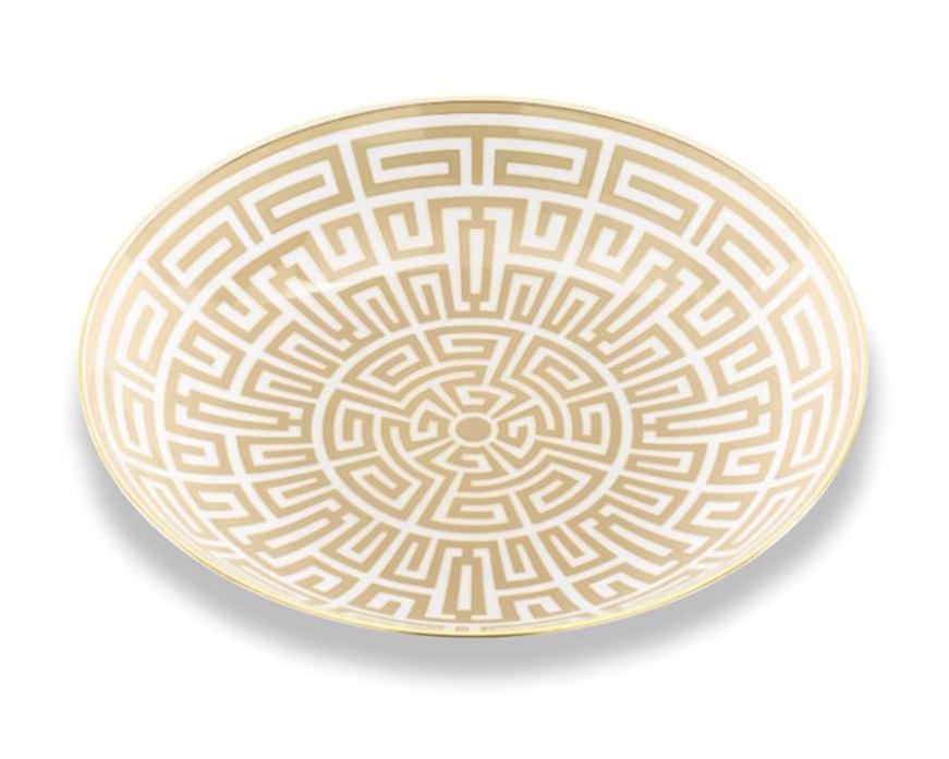 Centerpiece Labirinto Cachemire porcelain Richard Ginori