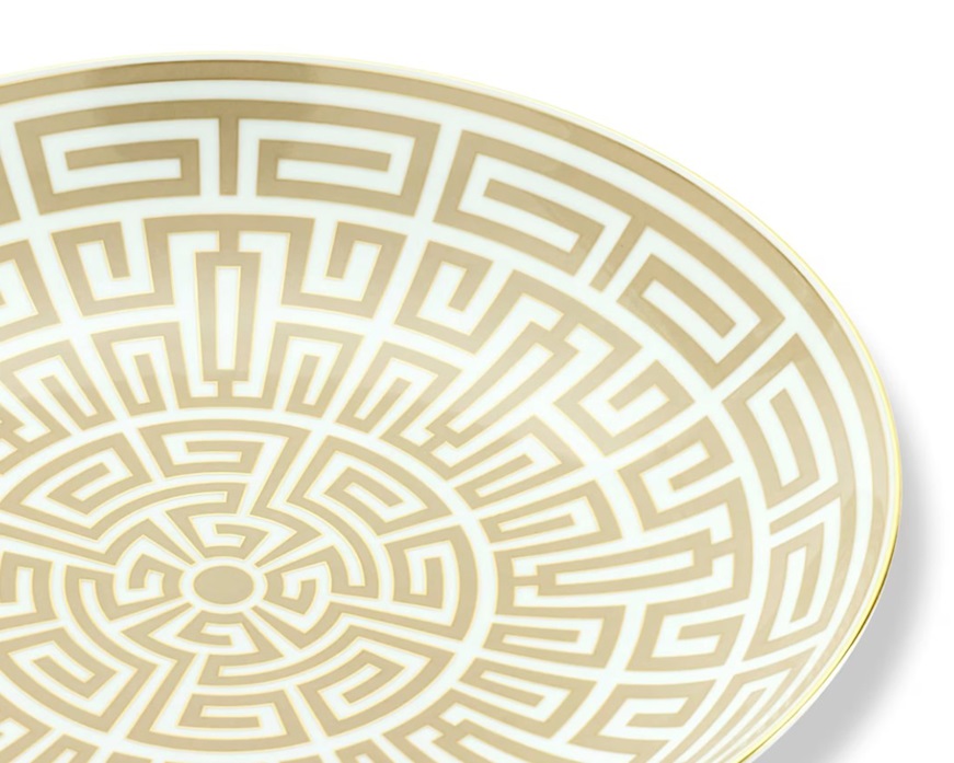 Centerpiece Labirinto Cachemire porcelain Richard Ginori