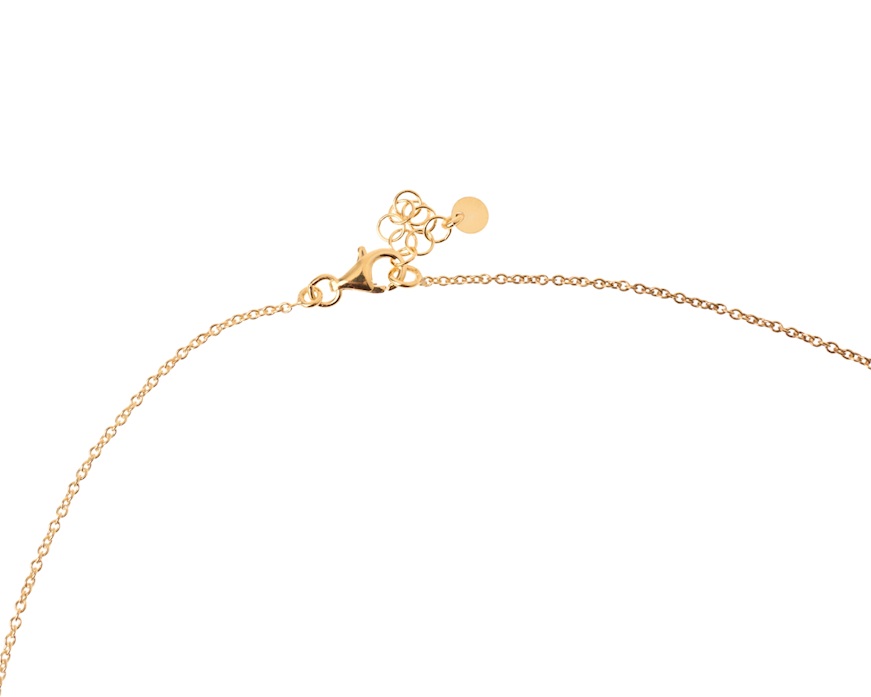 Collana argento dorato con inserti satinati Selezione Zanolli