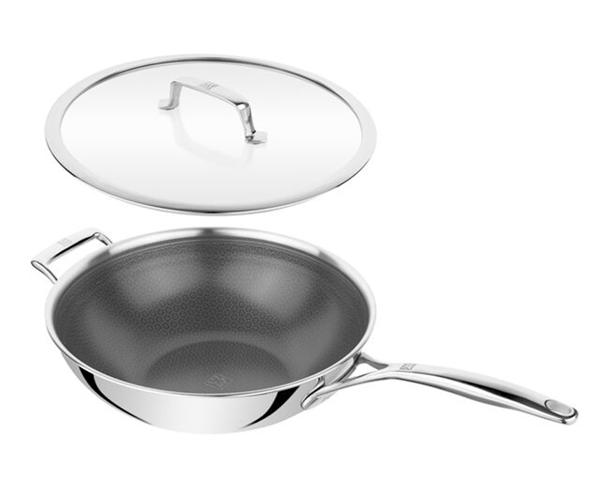 Wok with lid Peak steel Zwilling