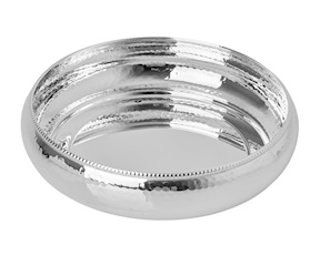 Ciotola tonda silver plated in stile San Marco Selezione Zanolli