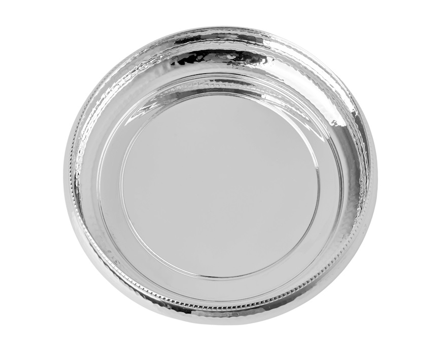 Ciotola tonda silver plated in stile San Marco Selezione Zanolli