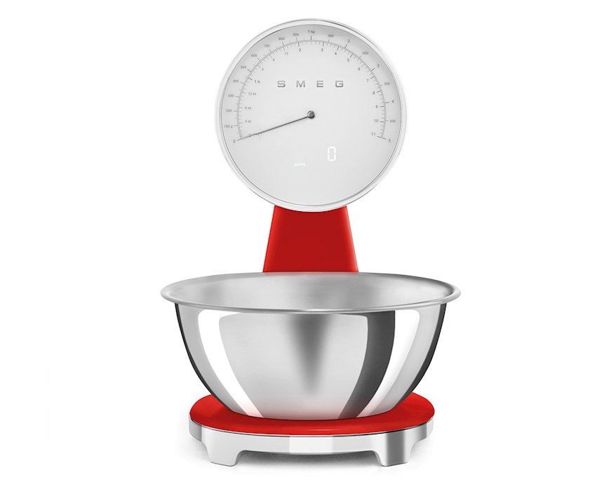Bilancia da cucina 50's Style Rosso Smeg