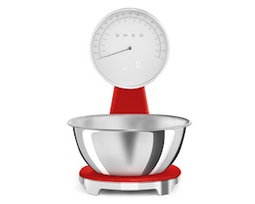 Bilancia da cucina 50's Style Rosso Smeg