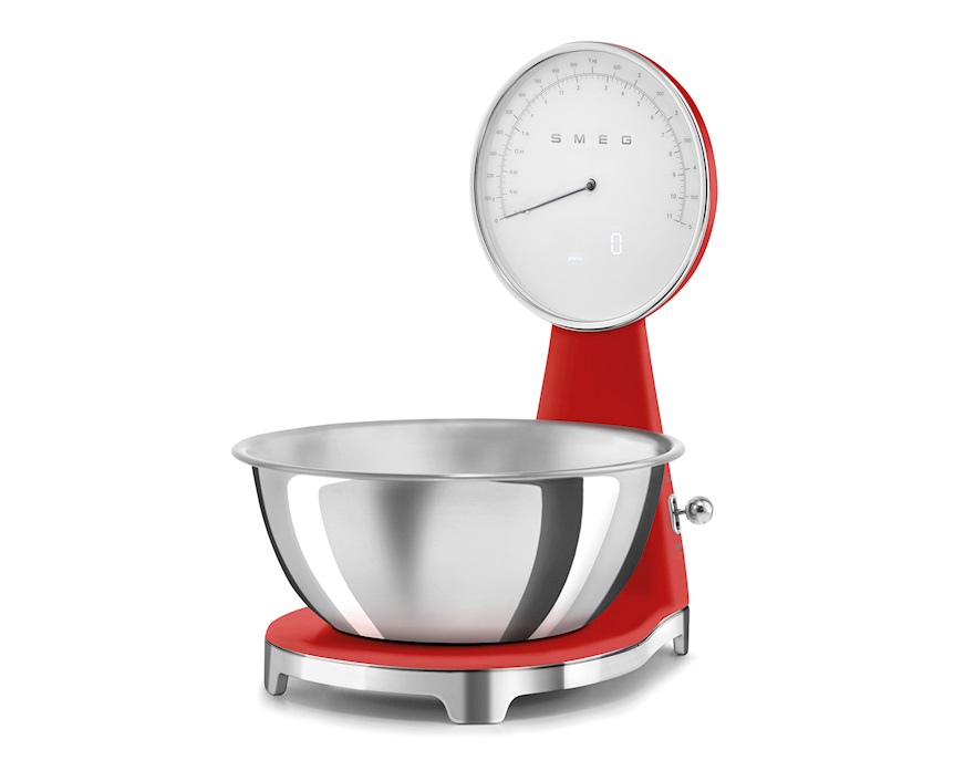Bilancia da cucina 50's Style Rosso Smeg