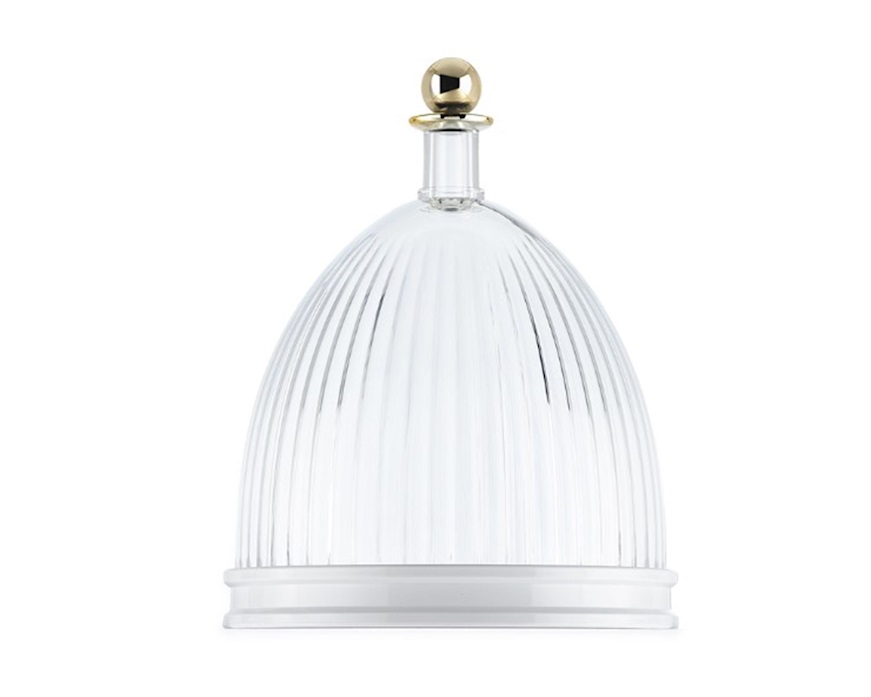 Stand La Coupole transparent and white Kartell