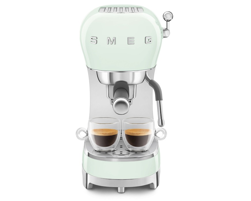 Coffee machine pastel green Smeg