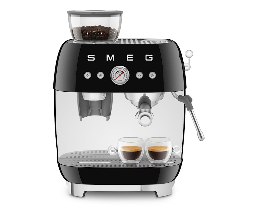 Macchina da caffè Manuale con macina caffè Nero Smeg