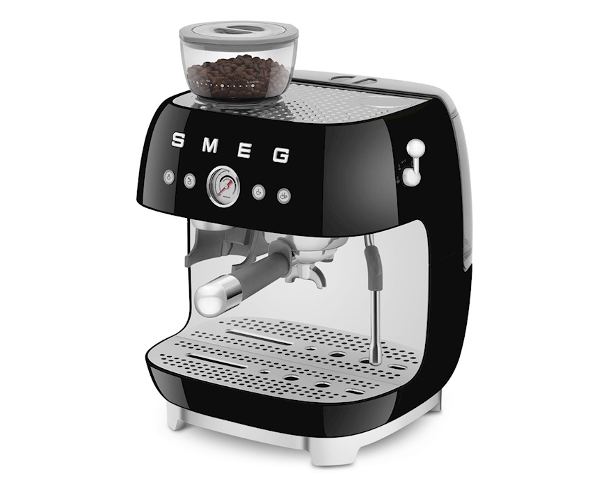 Macchina da caffè Manuale con macina caffè Nero Smeg