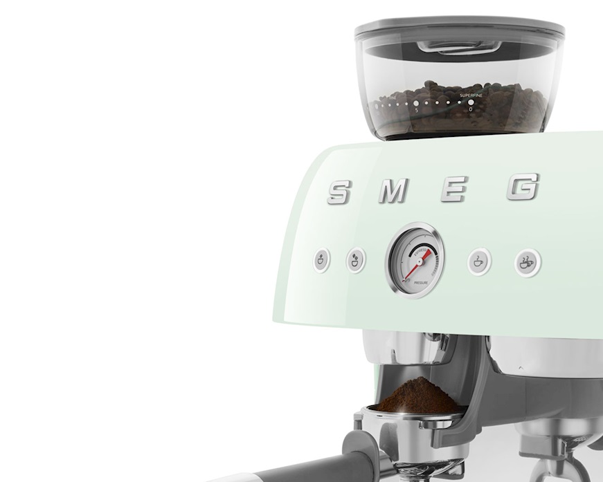 Coffee machine pastel green Smeg