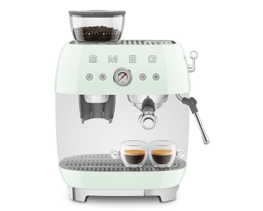 Coffee machine pastel green Smeg