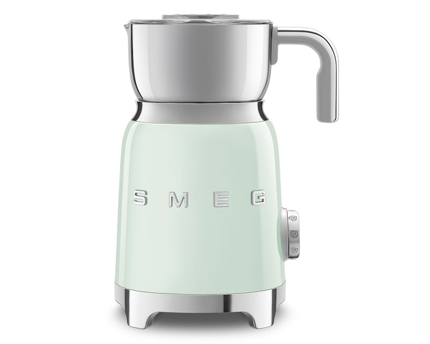 Milk frother pastel green Smeg