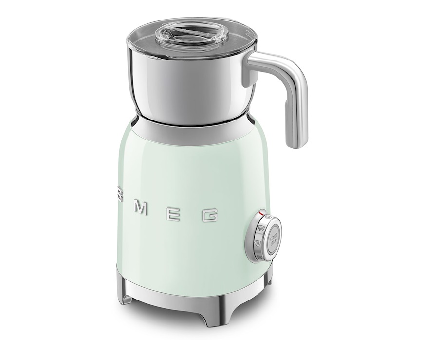 Milk frother pastel green Smeg