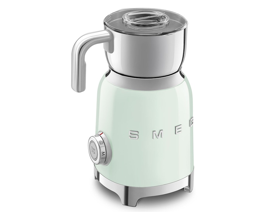 Milk frother pastel green Smeg