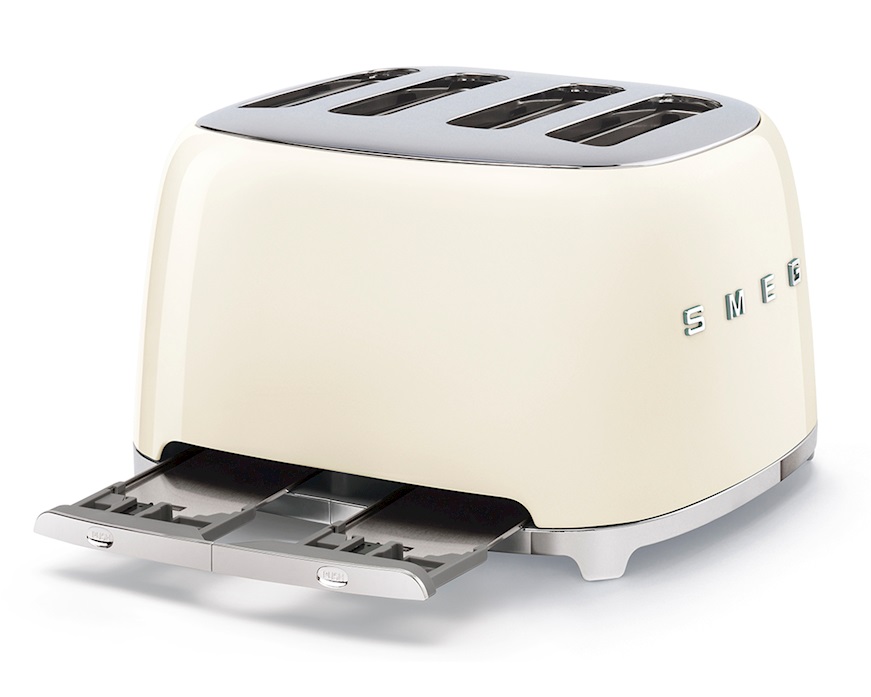 Toaster 4 slices cream Smeg