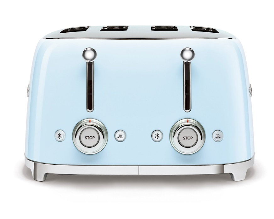 Toaster 4 slices blue Smeg