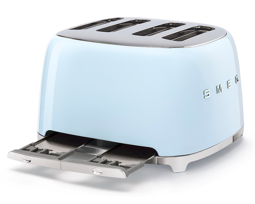 Toaster 4 slices blue Smeg
