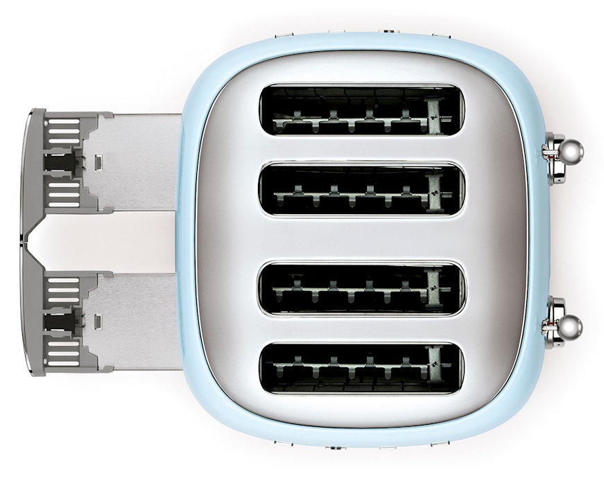 Toaster 4 slices blue Smeg