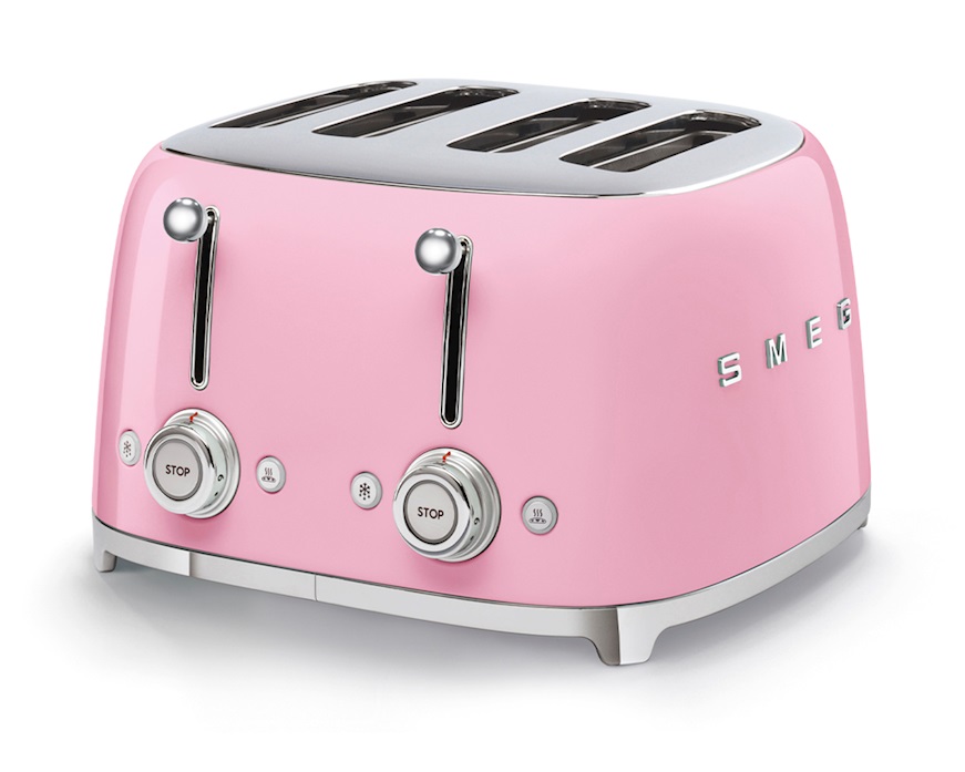 Tostapane 4 fette Rosa Smeg