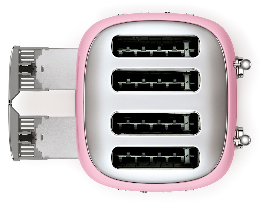 Tostapane 4 fette Rosa Smeg