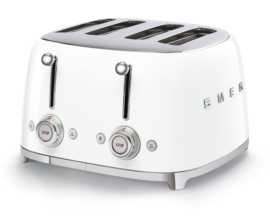 Toaster 4 slices White Smeg