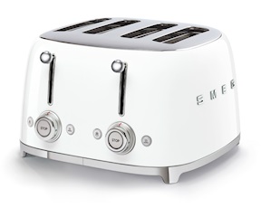 Toaster 4 slices White Smeg