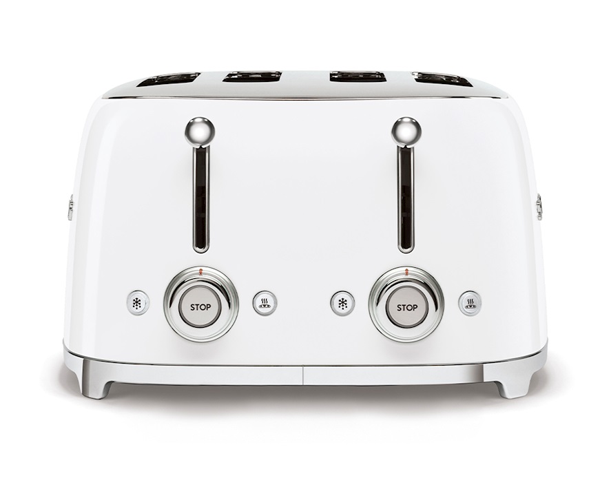 Toaster 4 slices White Smeg