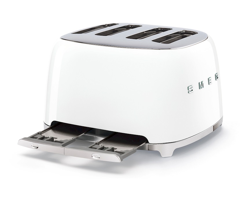 Toaster 4 slices White Smeg