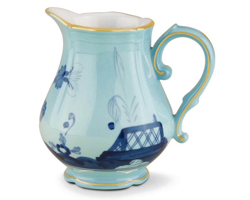 Lattiera Oriente Italiano Iris porcellana Richard Ginori