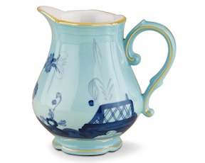 Lattiera Oriente Italiano Iris porcellana Richard Ginori