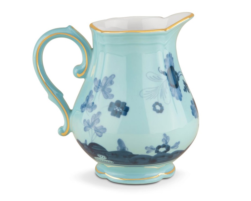 Lattiera Oriente Italiano Iris porcellana Richard Ginori