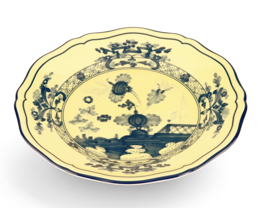 Piatto pane Oriente Italiano Citrino porcellana Richard Ginori