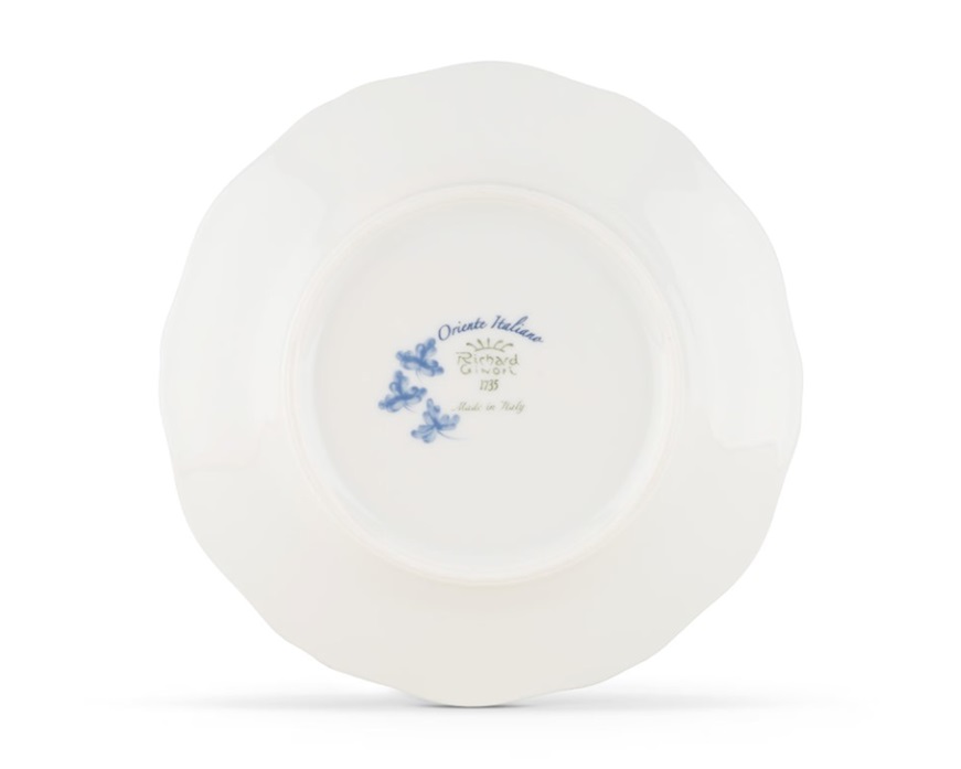 Piatto pane Oriente Italiano Citrino porcellana Richard Ginori