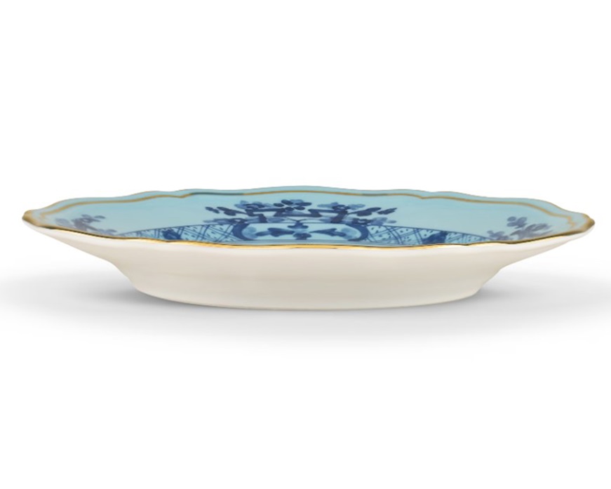 Piatto pane Oriente Italiano Iris porcellana Richard Ginori