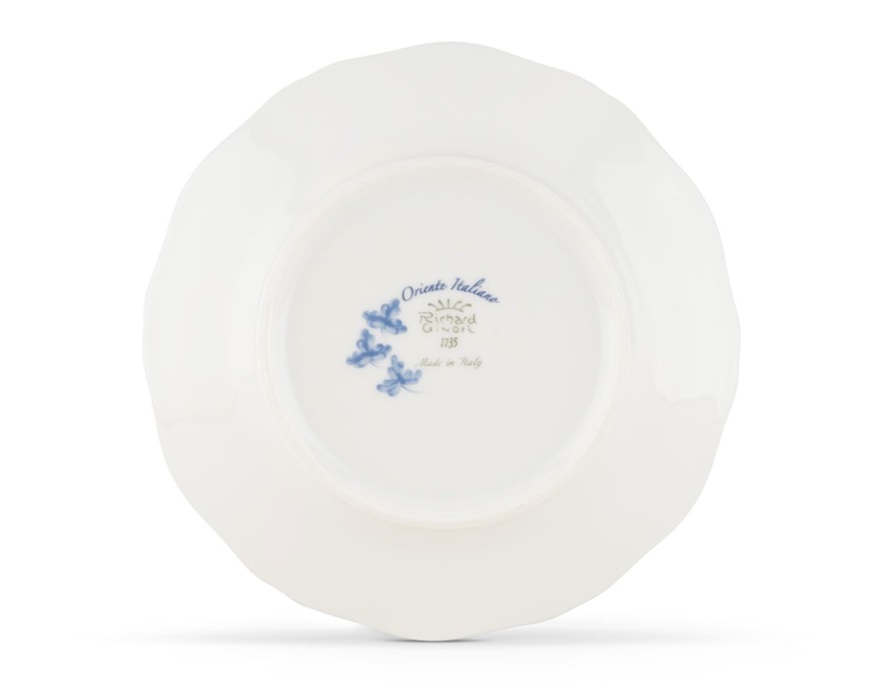Piatto pane Oriente Italiano Iris porcellana Richard Ginori