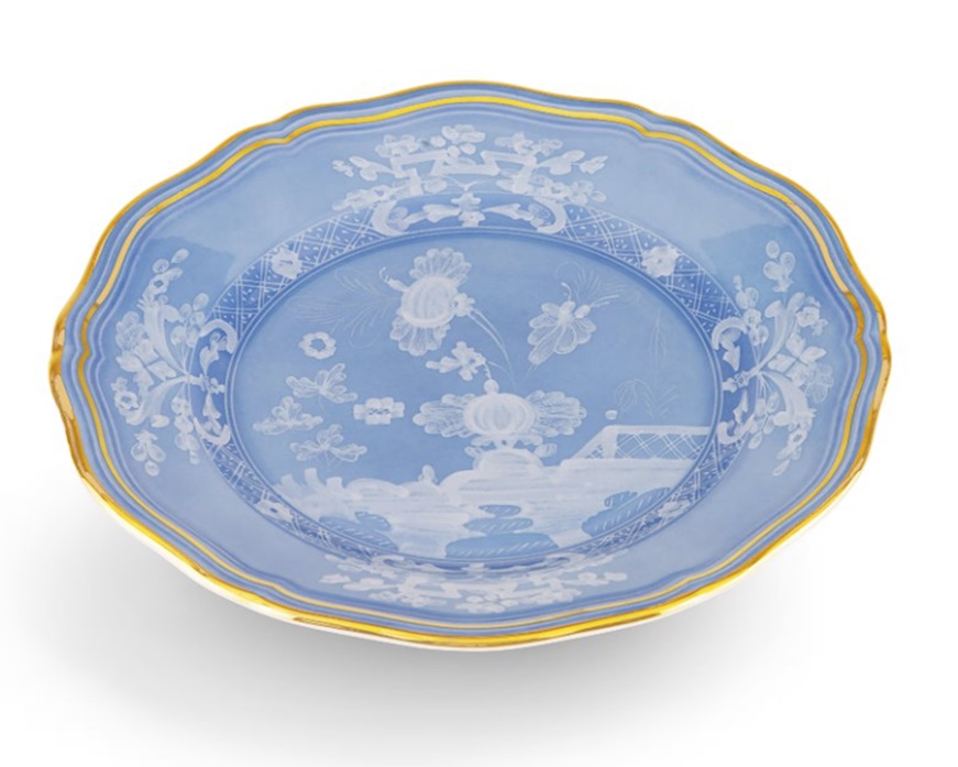 Bread plate Oriente Italiano Pervinc porcelain Richard Ginori