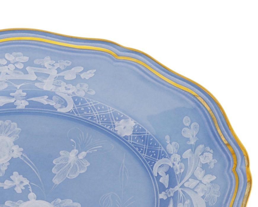 Bread plate Oriente Italiano Pervinc porcelain Richard Ginori