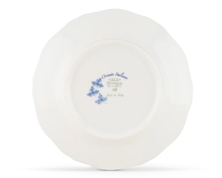 Bread plate Oriente Italiano Pervinc porcelain Richard Ginori
