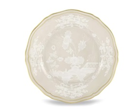 Piatto pane Oriente Italiano Meringa porcellana Richard Ginori