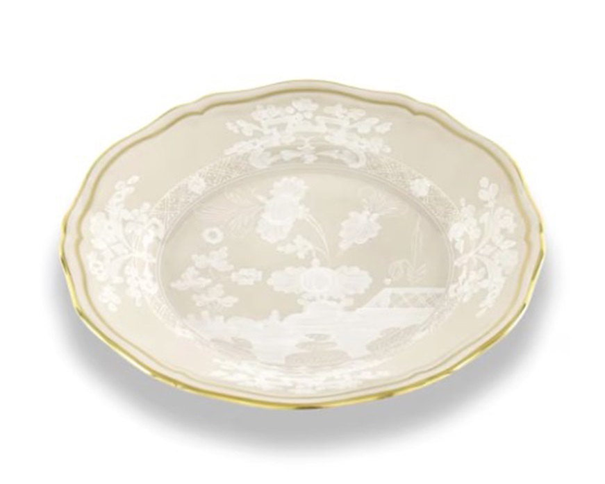 Bread plate Oriente Italiano Meringa porcelain Richard Ginori