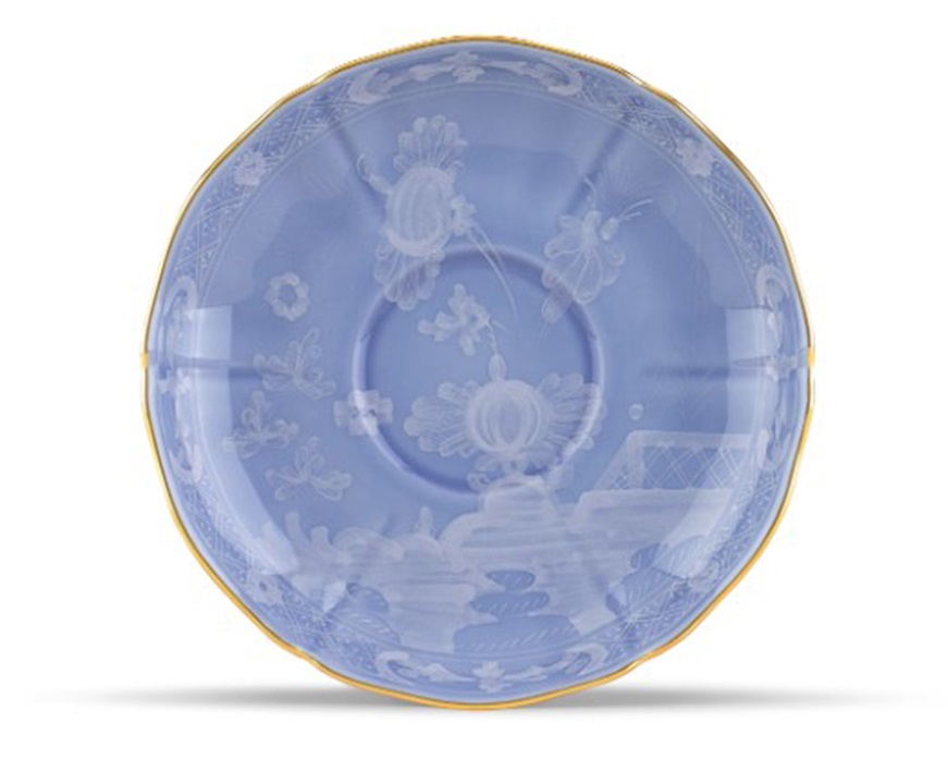 Piatto the Oriente Italiano Pervinca porcellana Richard Ginori