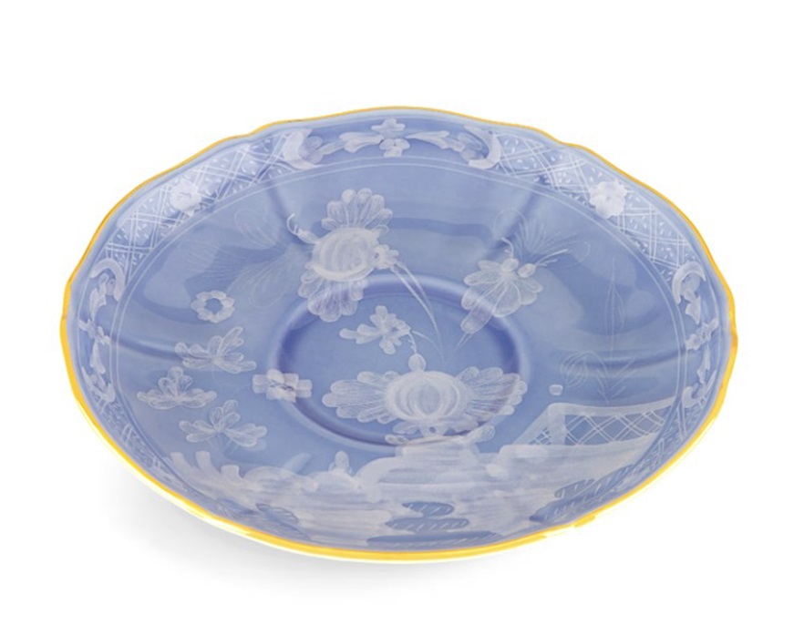 Piatto the Oriente Italiano Pervinca porcellana Richard Ginori