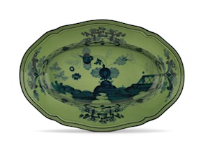 Raviera Oriente Italiano Malachite porcellana Richard Ginori