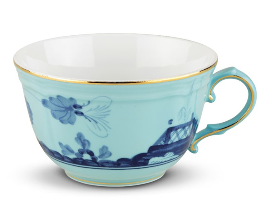 Tazza the Oriente Italiano Pervinca porcellana Richard Ginori