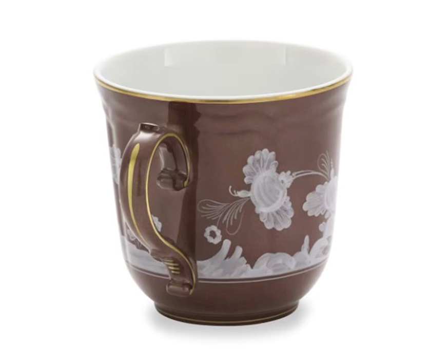 Mug Oriente Italiano Castagna porcellana Richard Ginori