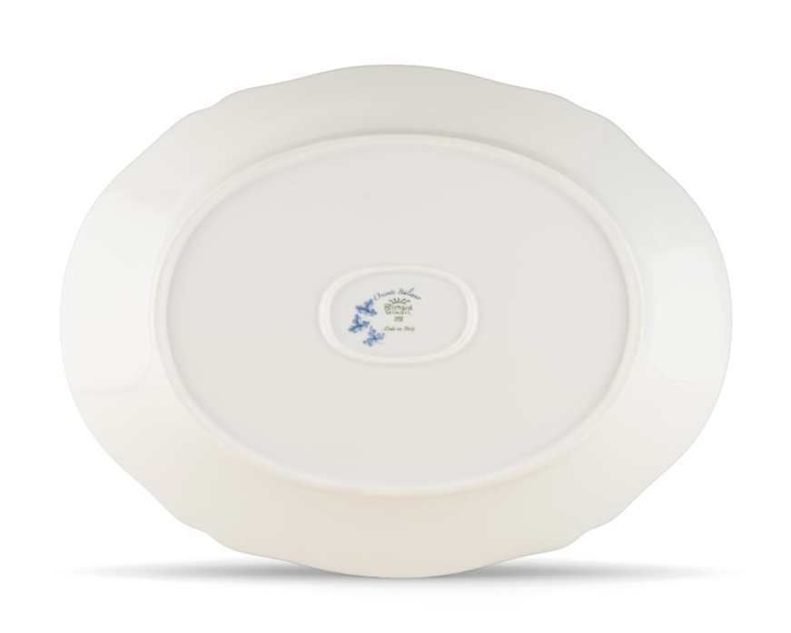 Vassoio ovale Oriente Italiano Pervinca porcellana Richard Ginori