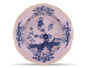 Round tray Oriente Italiano Azalea porcelain Richard Ginori
