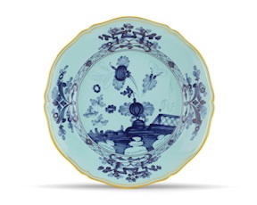 Round tray Oriente Italiano Iris porcelain Richard Ginori